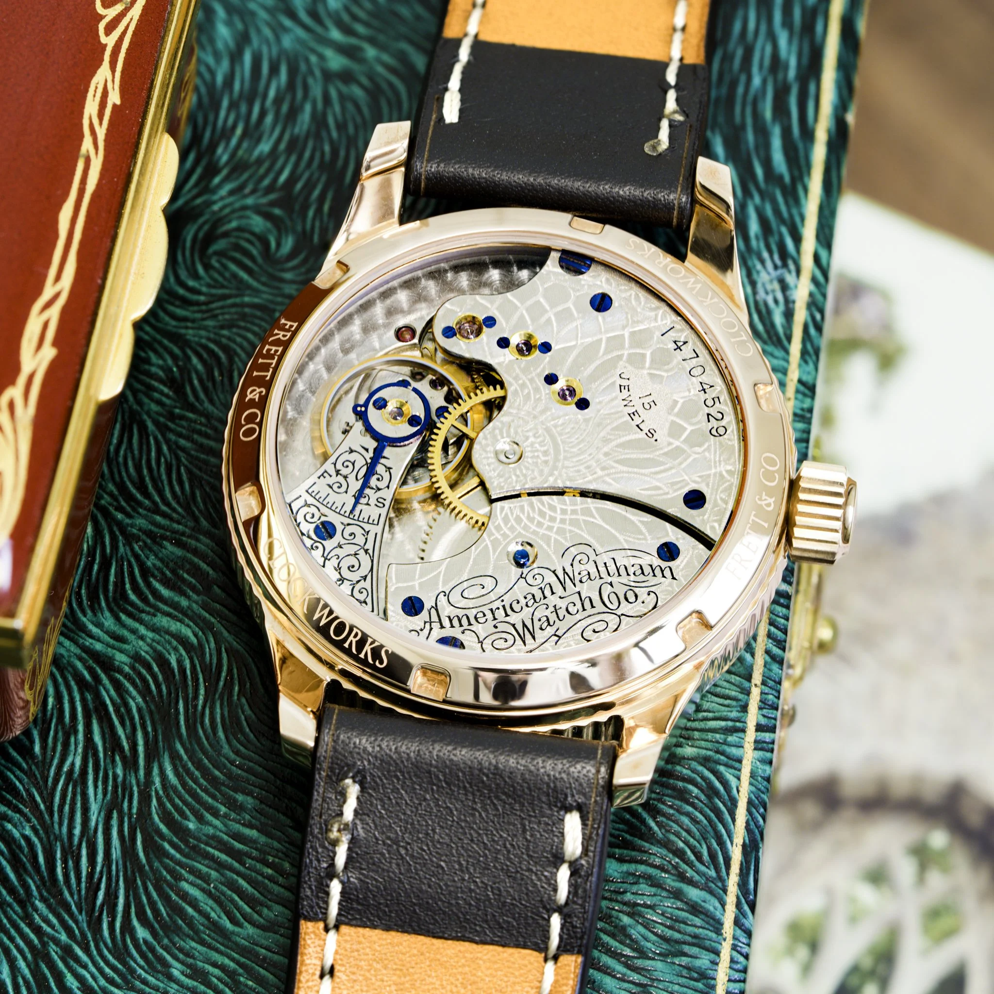 Waltham pocket watch conversion — Frett & Co Clockworks